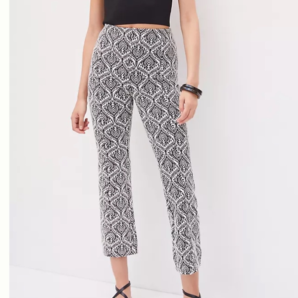 Maeve for Anthro Knit Knack Flare Crop Pants